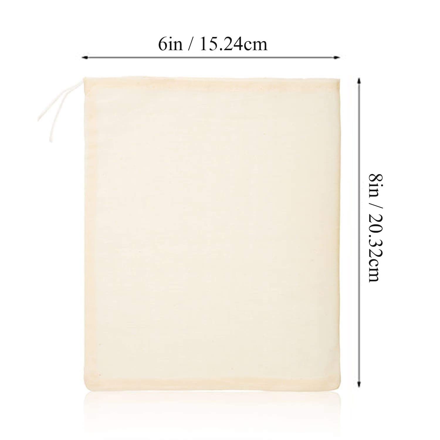 24 Pieces Spice Bags For Cooking Cheesecloth Bags For Straining Reusable Empty Tea Bags Drawstring Soup Bags Muslin Bags